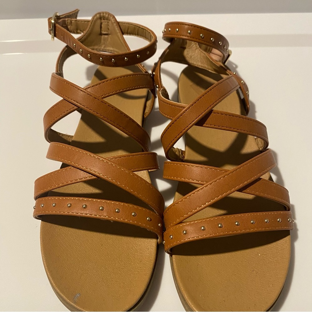 Brown Strappy Sandals